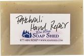 Naked Soap ID Label for Patchouli Hand Repair Soap for Hands