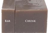 Bar Chunk Size Comparison of Blue Ridge Mint Handmade Soap