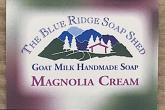 Wrapped bar of Magnolia Goat Milk Soap photo