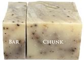 Bar Chunk Size Comparison for Campfire Cook Soap
