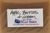 Naked Soap ID Label for Apple Berries and Cream Goat Milk Soap