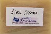 Naked Soap ID Label for Lilac Cream Goat Milk Soap