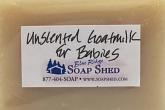 Naked Soap ID Label for Unscented Goat Milk Soap for Babies